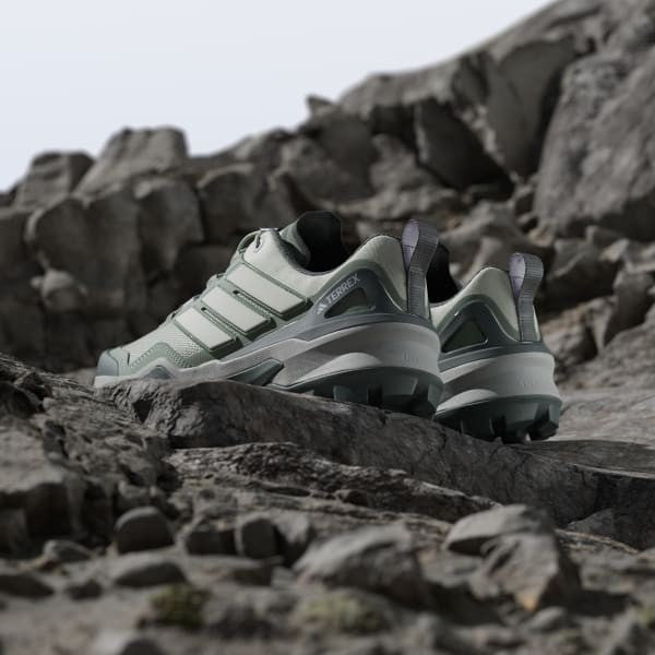 Adidas Terrex Skychaser Hiking Linen Green Off White Silver Dawn JH6389
