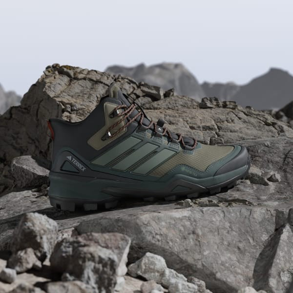 Adidas Terrex Skychaser Mid Gore-tex Olive Strata Silver Green Core Black IH2804