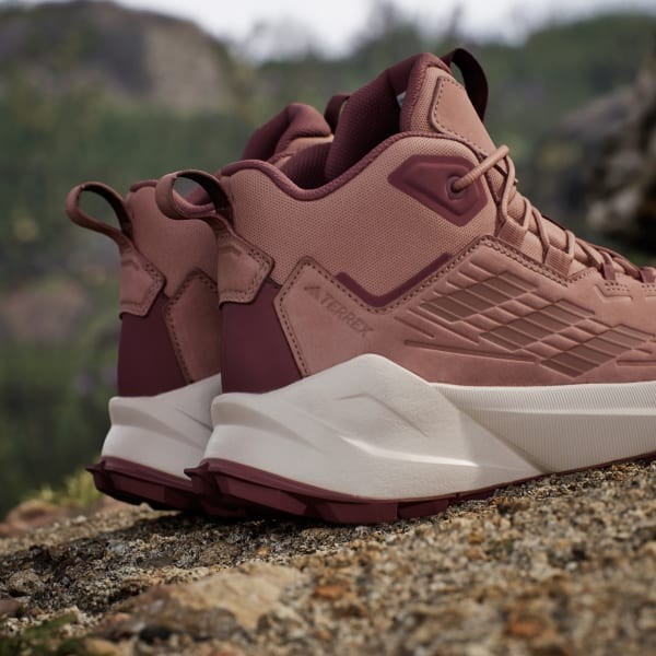 Adidas Terrex Trailmaker 2.0 Leather Hiking Warm Clay Burgundy IH3744
