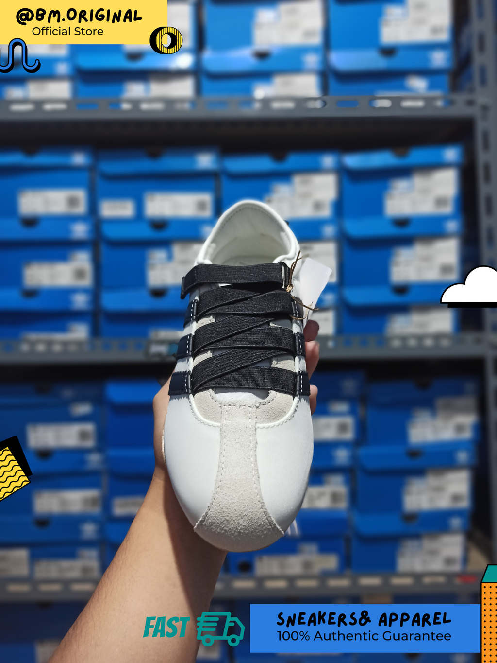 Adidas Tokyo Mary Jane Off White Core Black Gum KJ8378