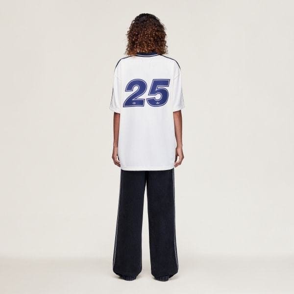 Adidas Tour Jacquard Jersey Cream White Night Indigo KW6285