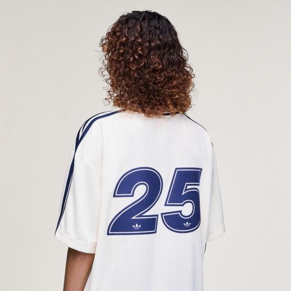 Adidas Tour Jacquard Jersey Cream White Night Indigo KW6285