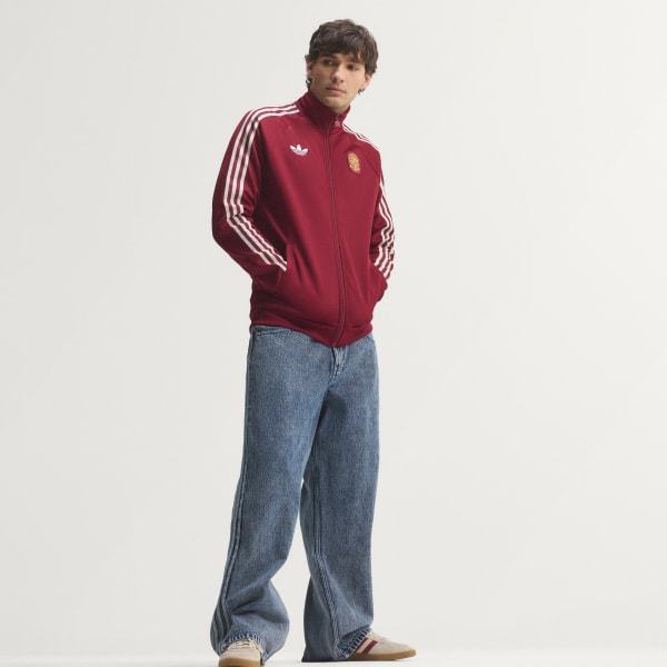Adidas Track Top Spain World Cup Team Coll Burgundy 2 JZ2254