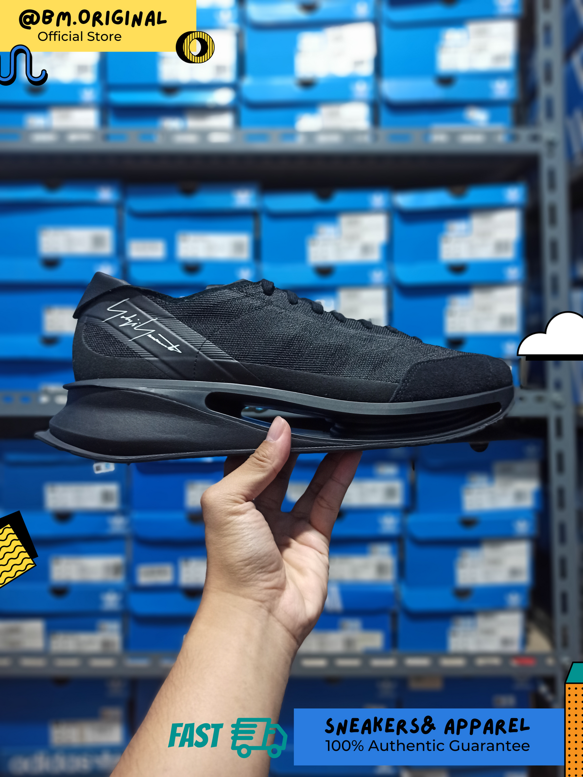 Adidas Y-3 S-Gendo Run Black Black IE5700