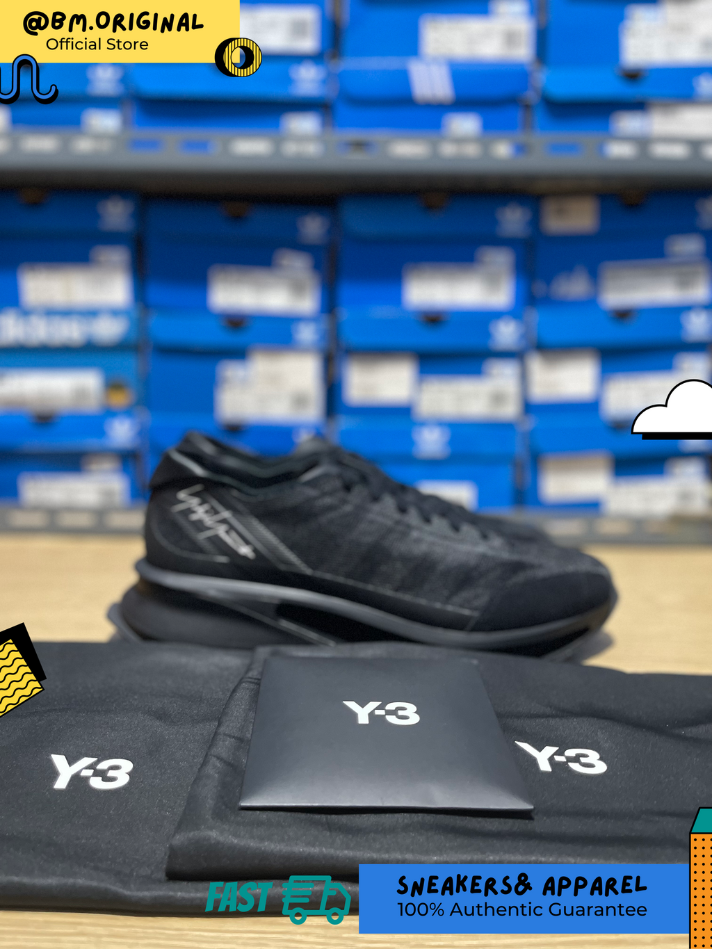 Adidas Y-3 S-Gendo Run Black Black IE5700