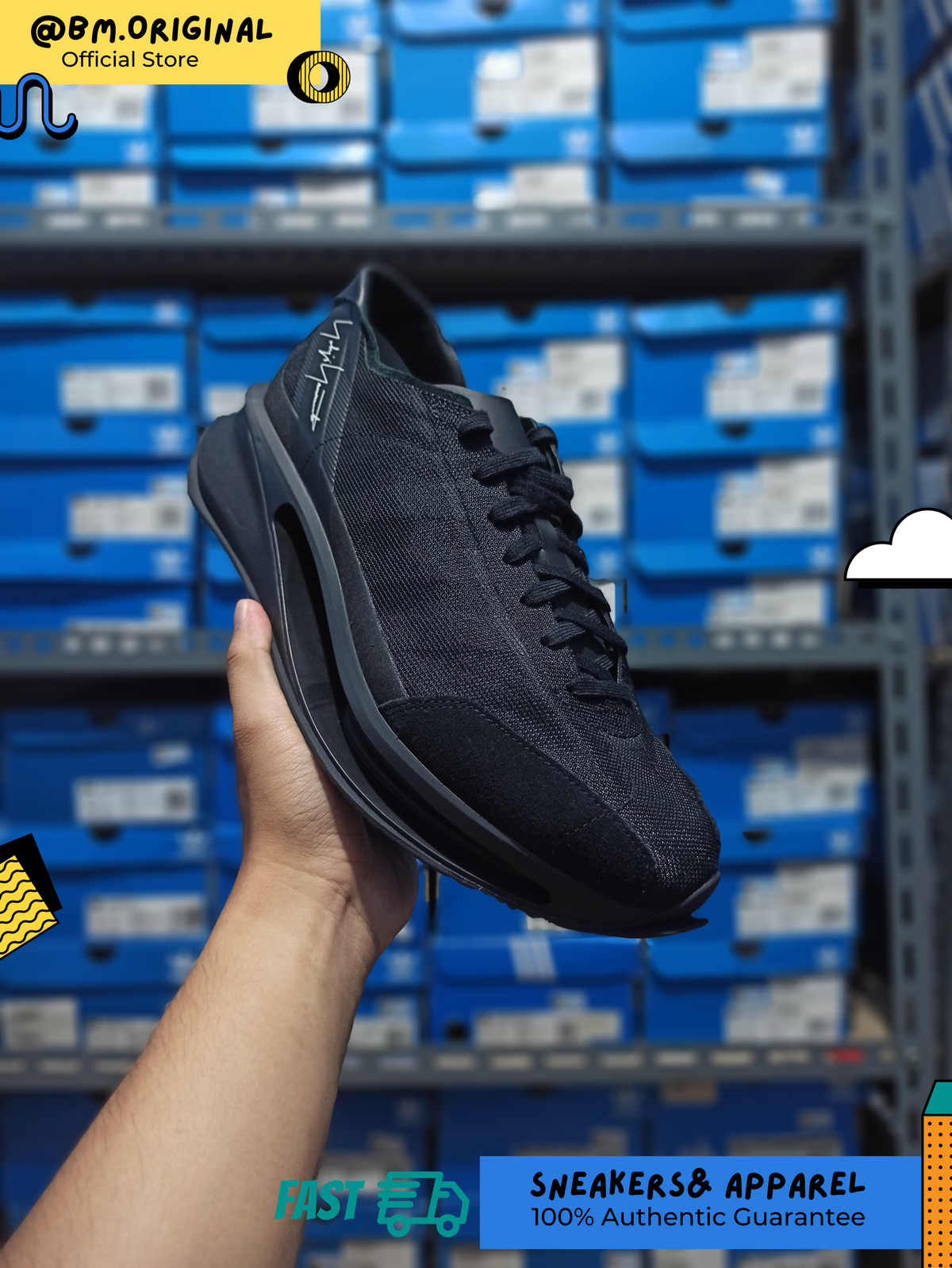 Adidas Y-3 S-Gendo Run Black Black IE5700