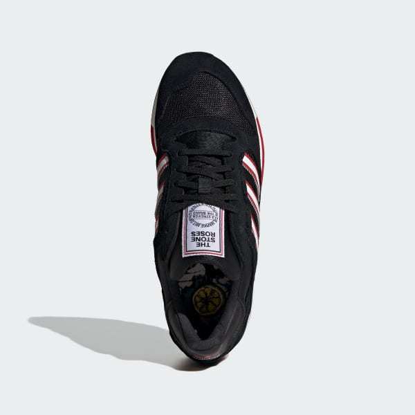 Adidas ZX 600 x Manchester United MUFC x Stone Roses Core Black Cloud White Off White KJ2214