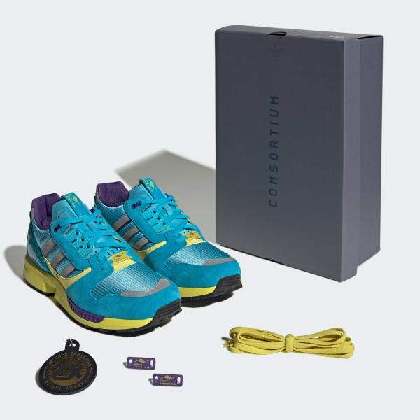 Adidas ZX 8000 Consortium Blue Glow Purple Exclusive JQ6739