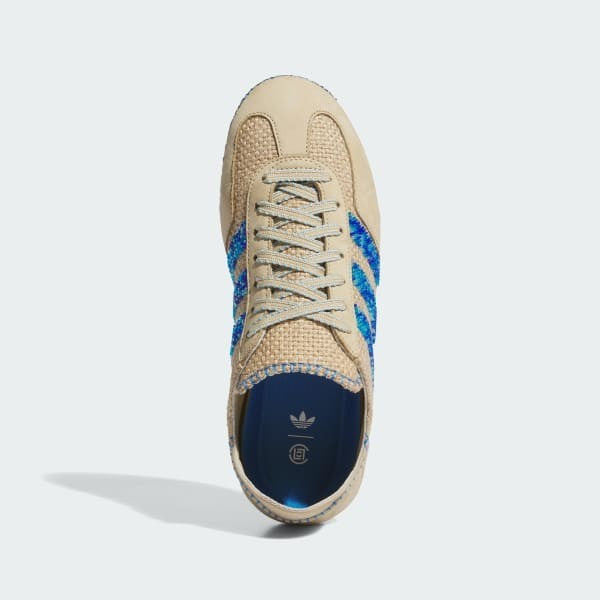 Adidas x Clot Gazelle by Edison Chen Linen Khaki Light Blue Bird IH3641