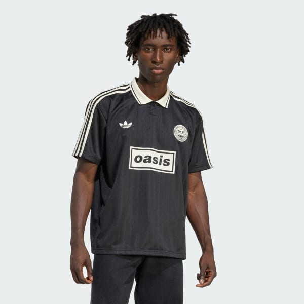 Adidas x Oasis Tour Jacquard Jersey Black KT3437