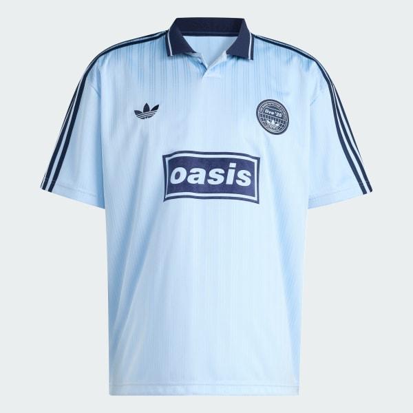 Adidas x Oasis Tour Jacquard Jersey Blue KT3436