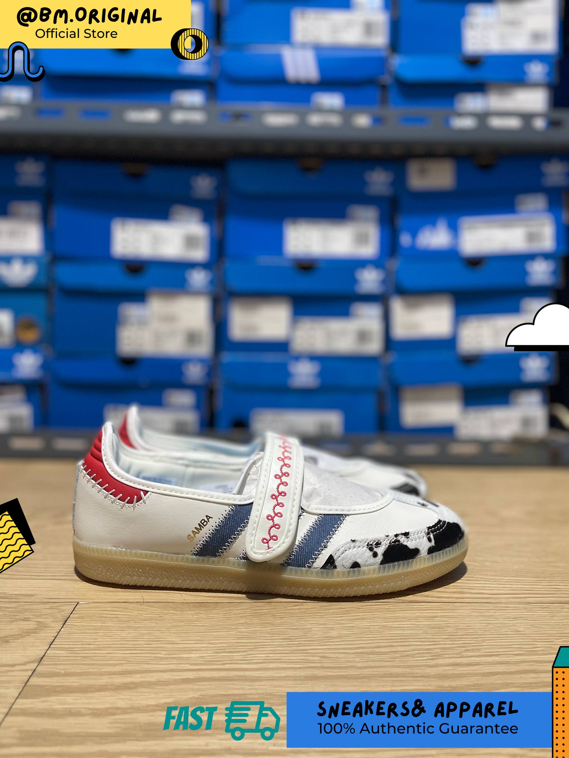 Adidas x PIXAR TOY STORY Samba Jane Off White Core Black Gum LA1428