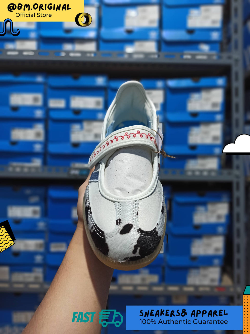 Adidas x PIXAR TOY STORY Samba Jane Off White Core Black Gum LA1428