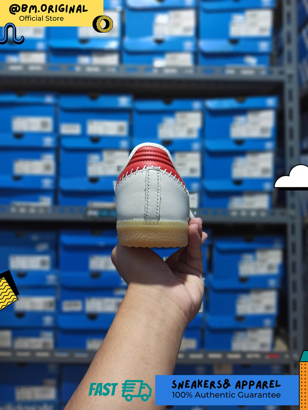 Adidas x PIXAR TOY STORY Samba Jane Off White Core Black Gum LA1428