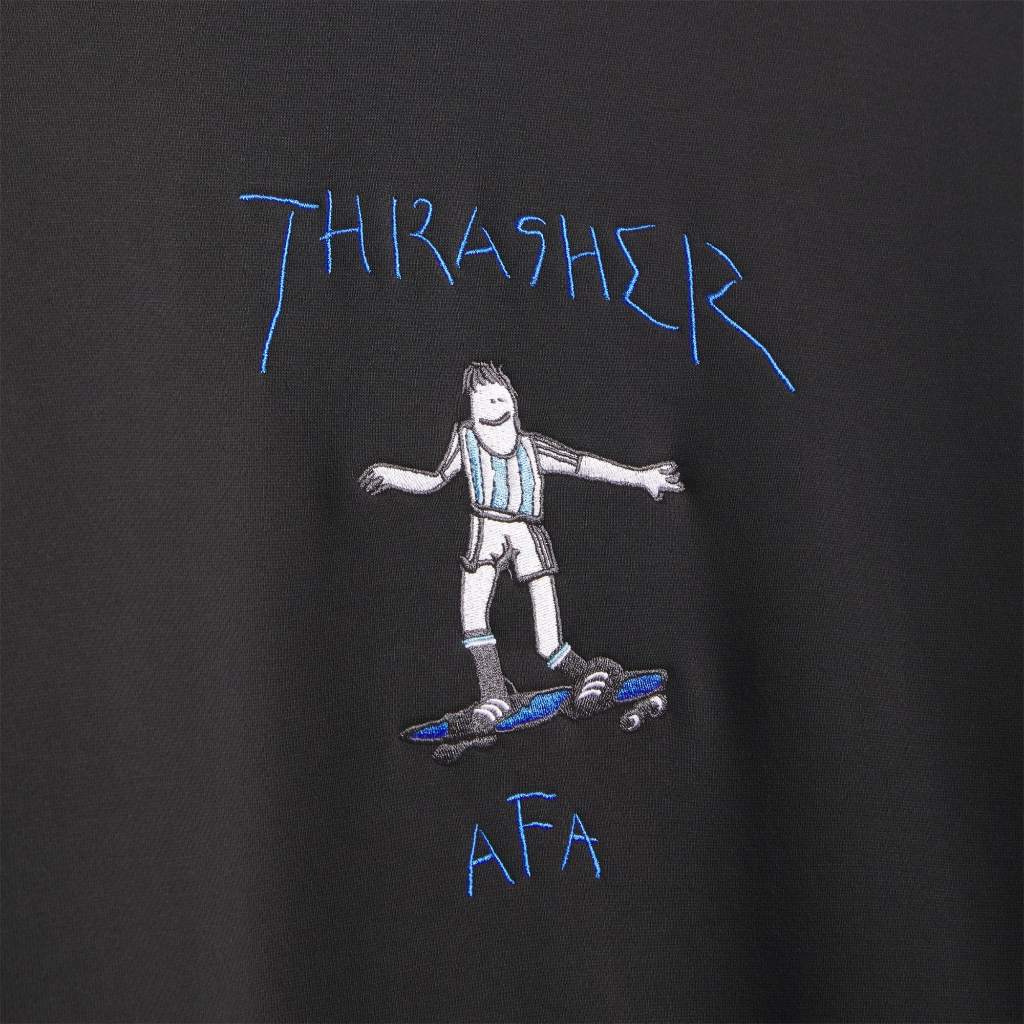 Adidas x THRASER ARGENTINA CREWNECK SWEATSHIRT BLACK KX4545