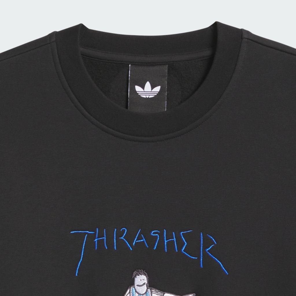 Adidas x THRASER ARGENTINA CREWNECK SWEATSHIRT BLACK KX4545