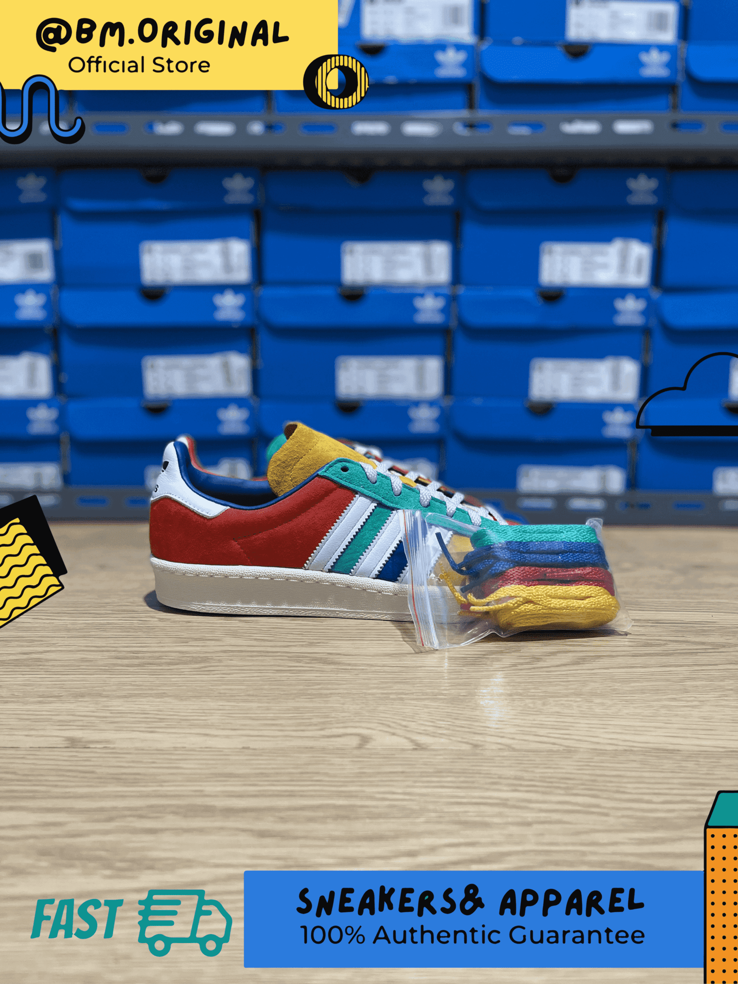Adidas Campus 80s Multicolour FW5167
