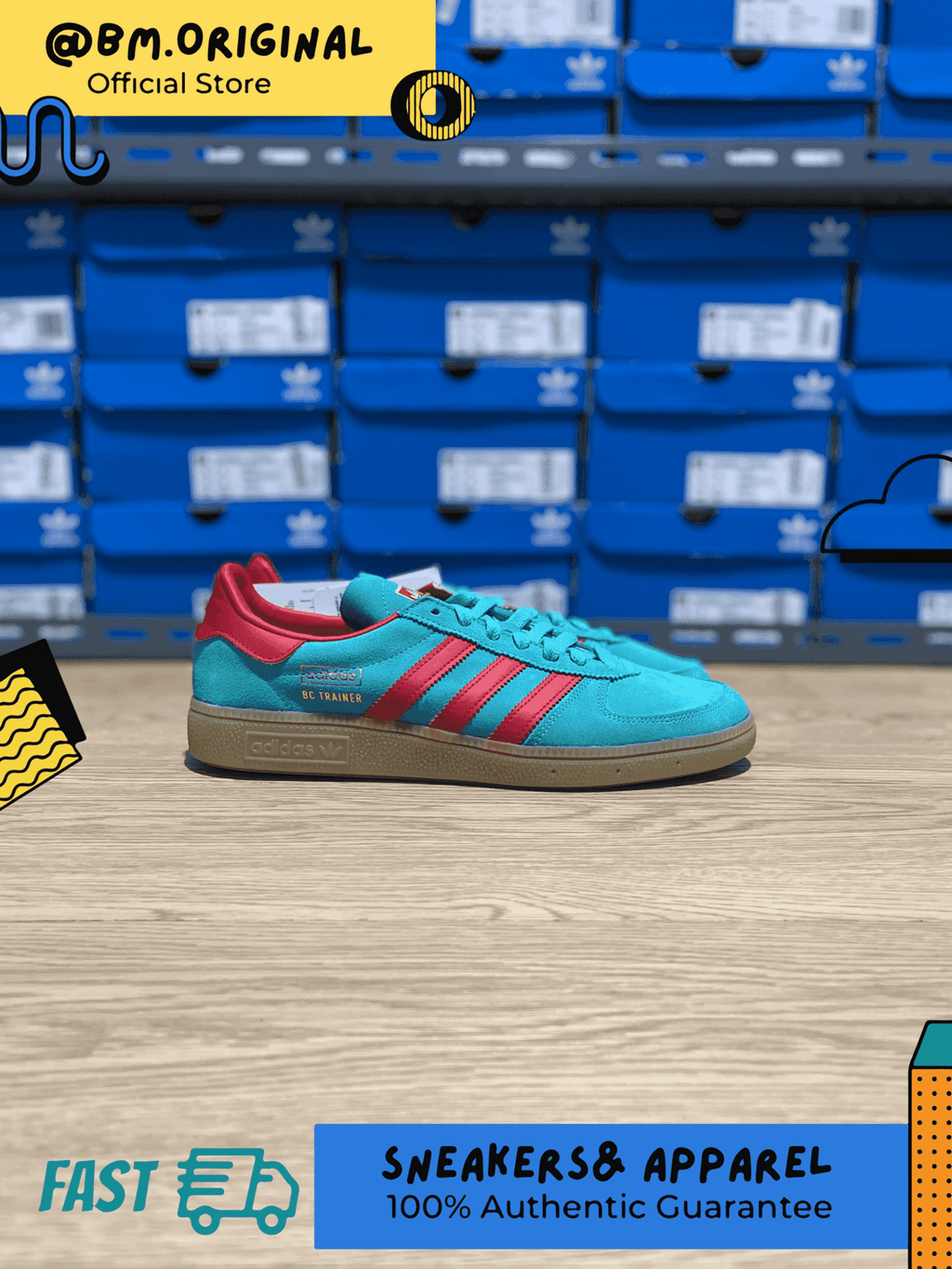 Adidas BC Trainer Cleethorpes Seaside Series Exclusive GY9861