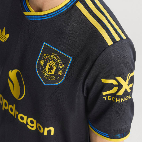 Adidas Manchester United 25/26 Third Authentic Jersey Black JI7419