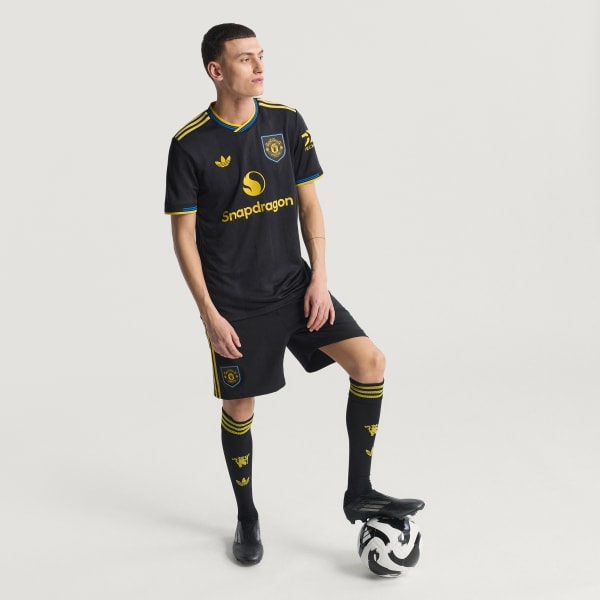 Adidas Manchester United 25/26 Third Authentic Jersey Black JI7419