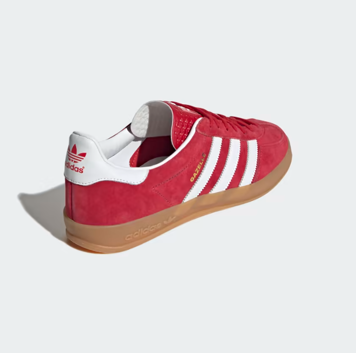 Adidas Gazelle Indoor Red Scarlet White Gumsole ORIGINAL H06261