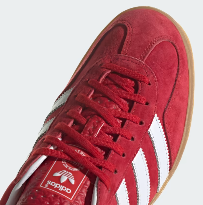 Adidas Gazelle Indoor Red Scarlet White Gumsole ORIGINAL H06261