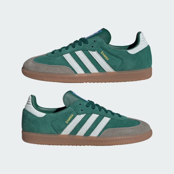 Adidas Samba OG Green White Gumsole ID2054