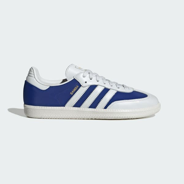 Adidas Samba OG Crystal White Crystal White Royal Blue JI3203