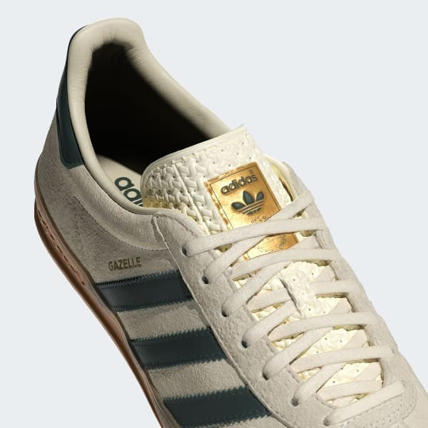 Adidas Gazelle Indoor Cream White Collegiate Green Gum IH7502