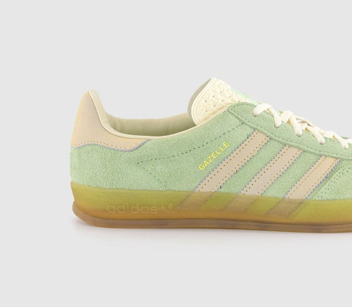 Adidas Gazelle Indoor Semi Green Spark Almost Yellow Cream IE2948