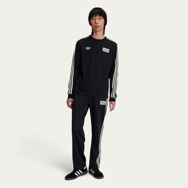 Adidas x Oasis Tour 3-Stripes Longsleeve Tee Black KT3428