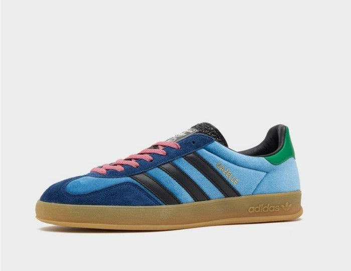Adidas Gazelle Indoor Velour Blue Green Pink IH3309