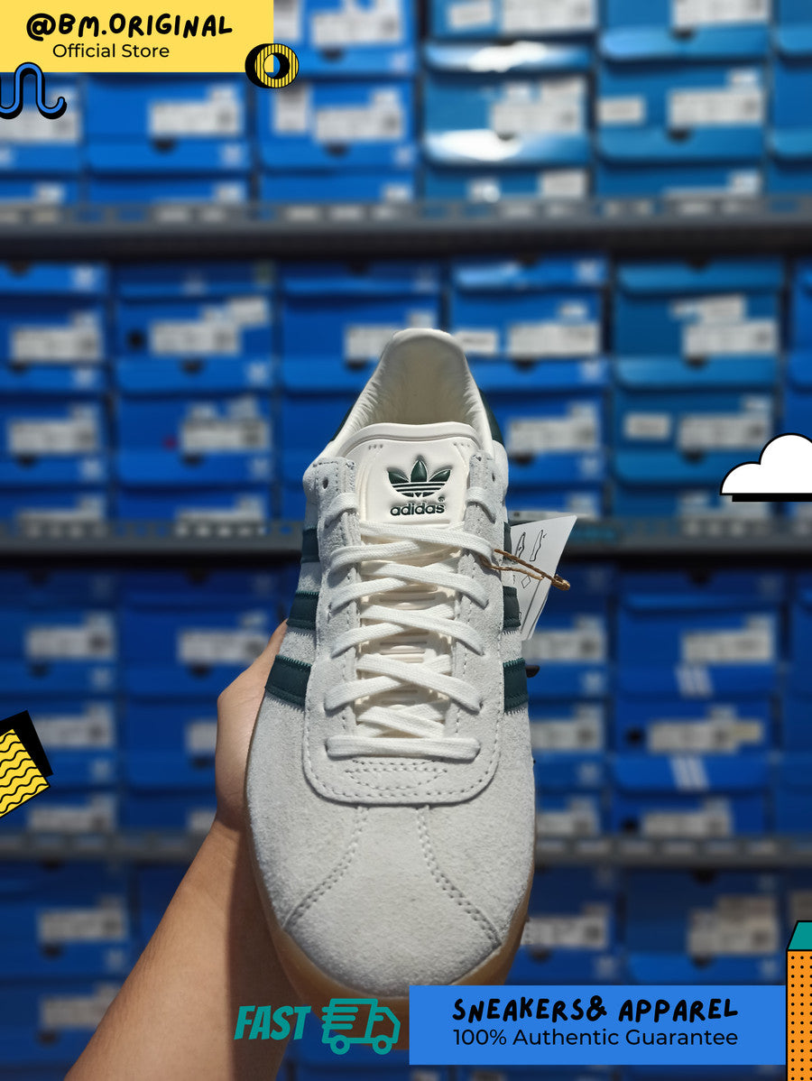 Adidas Gazelle 85 Off White Collegiate Green Gold Metallic IH2213