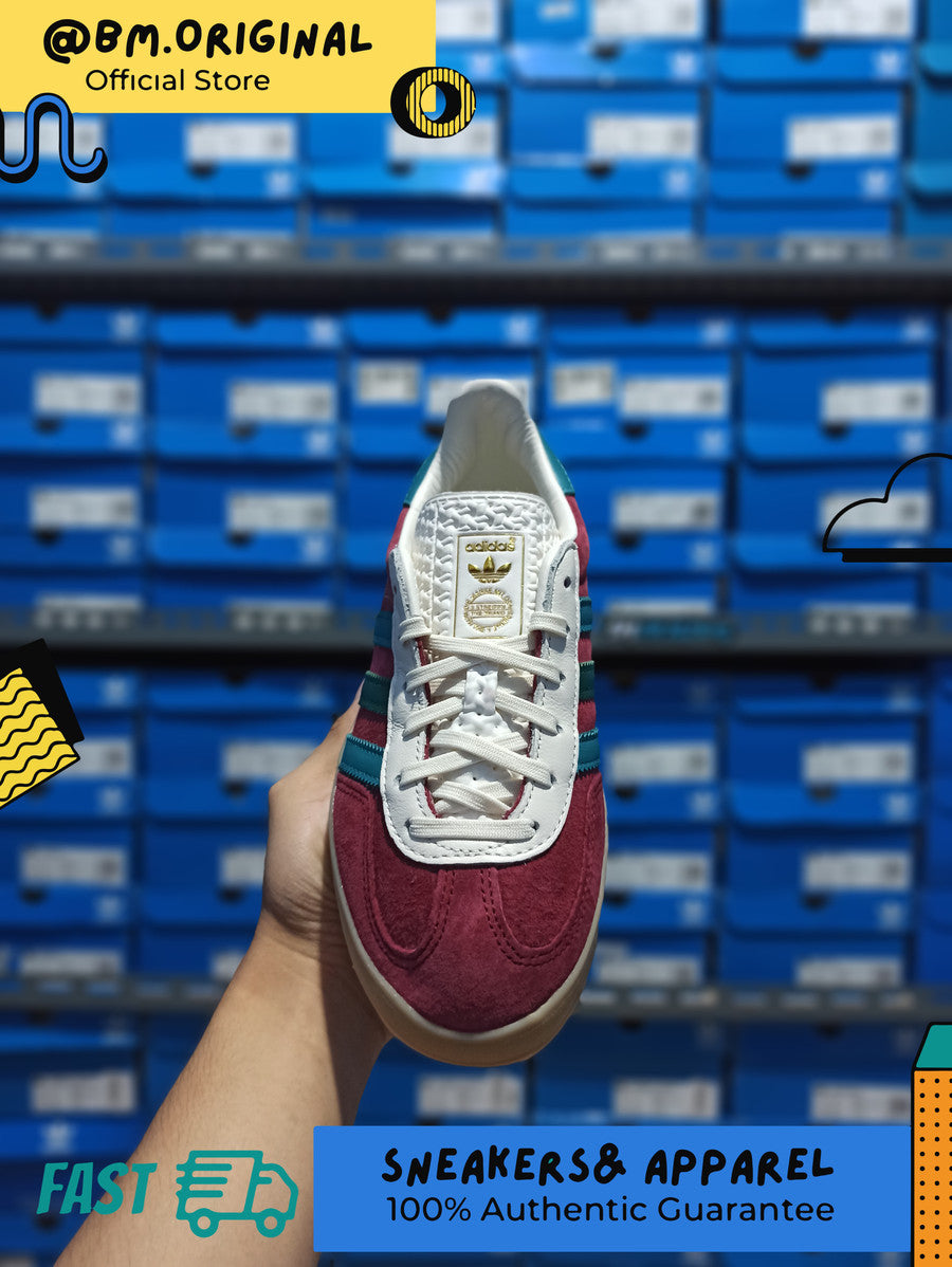 Adidas Gazelle Indoor Collegiate Burgundy Arctic Fuchsia Green IG4996 – BM  STORE ORIGINAL FOOTWEAR