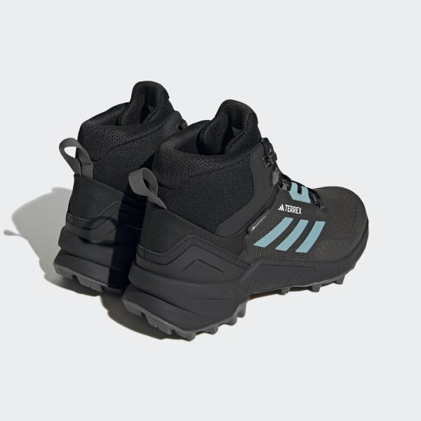 Adidas Terrex Swift R3 Mid Goretex Core Black Mint Ton Grey HP8712