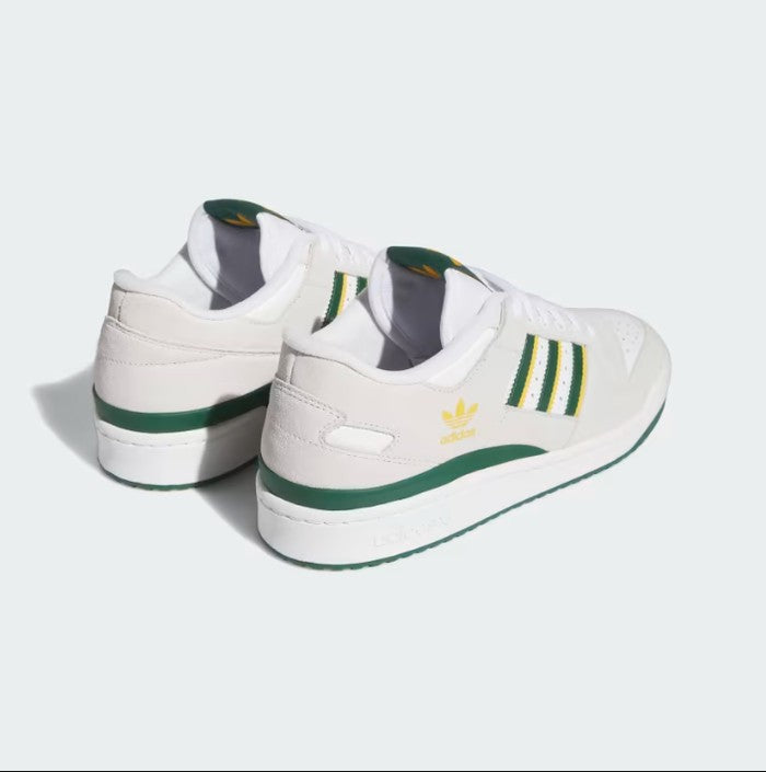 Adidas Forum 84 Low ADV Crystal White Dark Green Preloved IG7583
