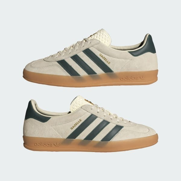 Adidas Gazelle Indoor Cream White Collegiate Green Gum IH7502