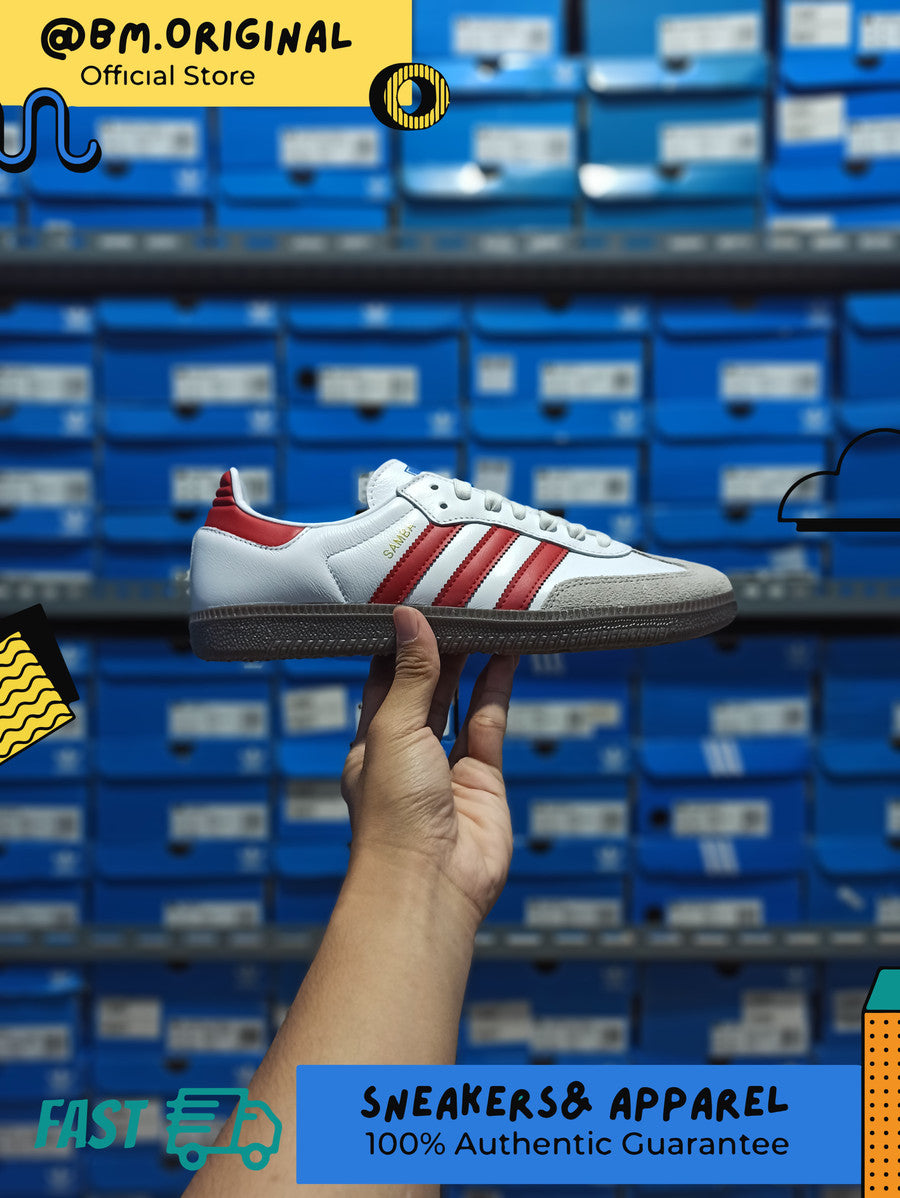 Adidas Samba OG White Better Scarlet Gum IG1025