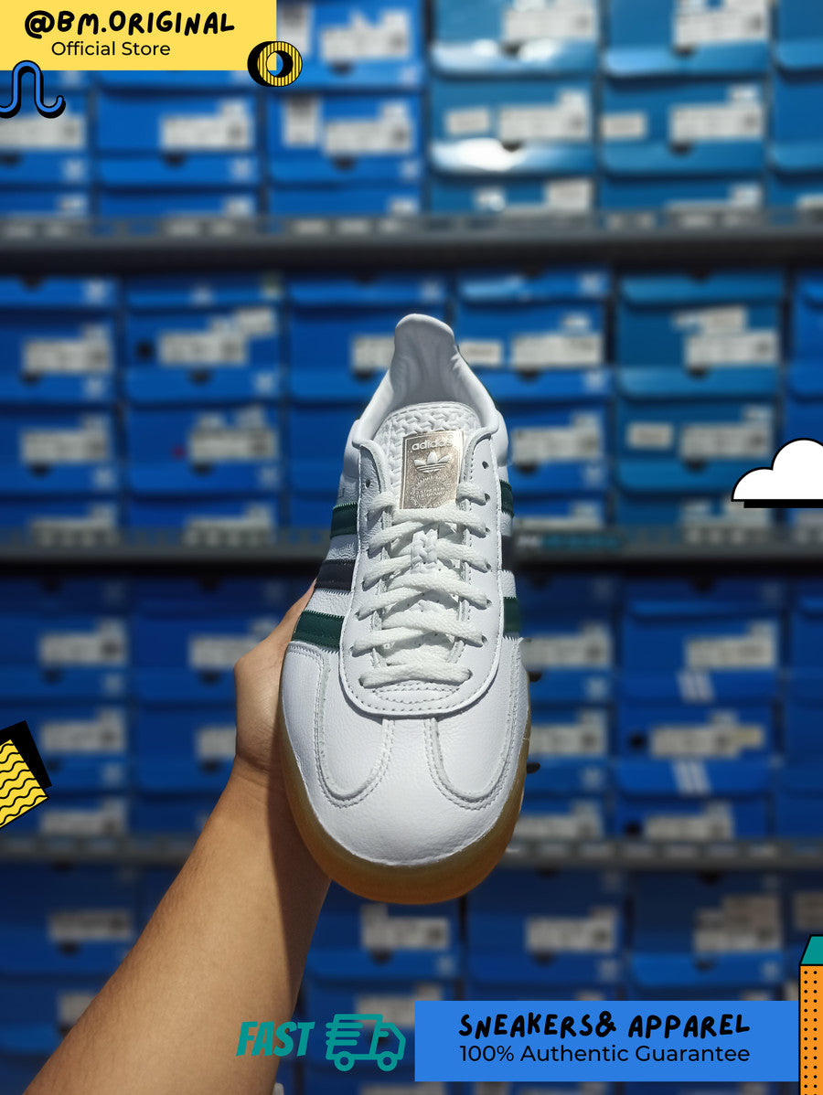Adidas Gazelle Indoor Cloud White Collegiate Green Core Black IE2957