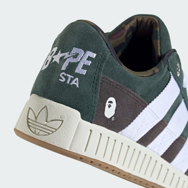 Adidas x BAPE Lawsuit Shadow Green Footwear White Core Black IE6117