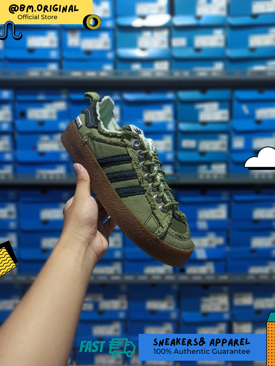 Adidas Campus 80s SFTM Focus Olive Core Black Gum ID4792