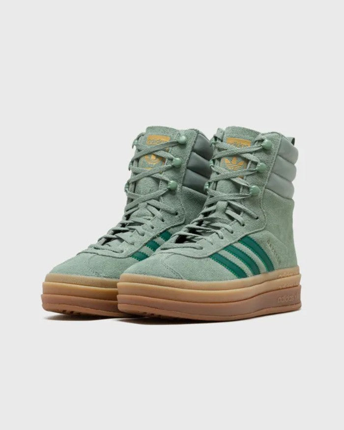 Adidas Gazelle Boot Silver Green Collegiate Green Gold Metallic ID6982