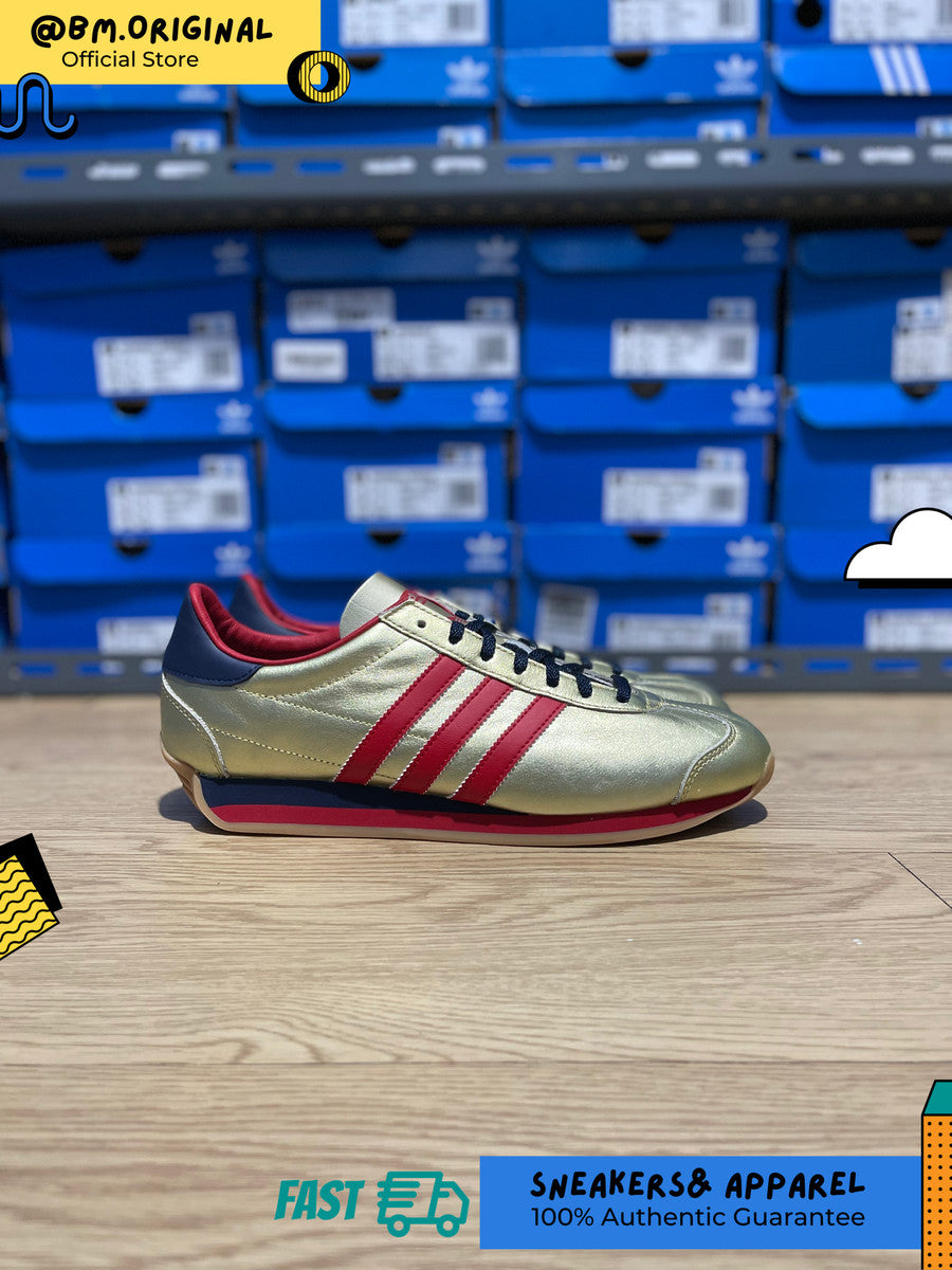 Adidas Country Gold Metallic Beta Scarlett Night Indigo IF5860