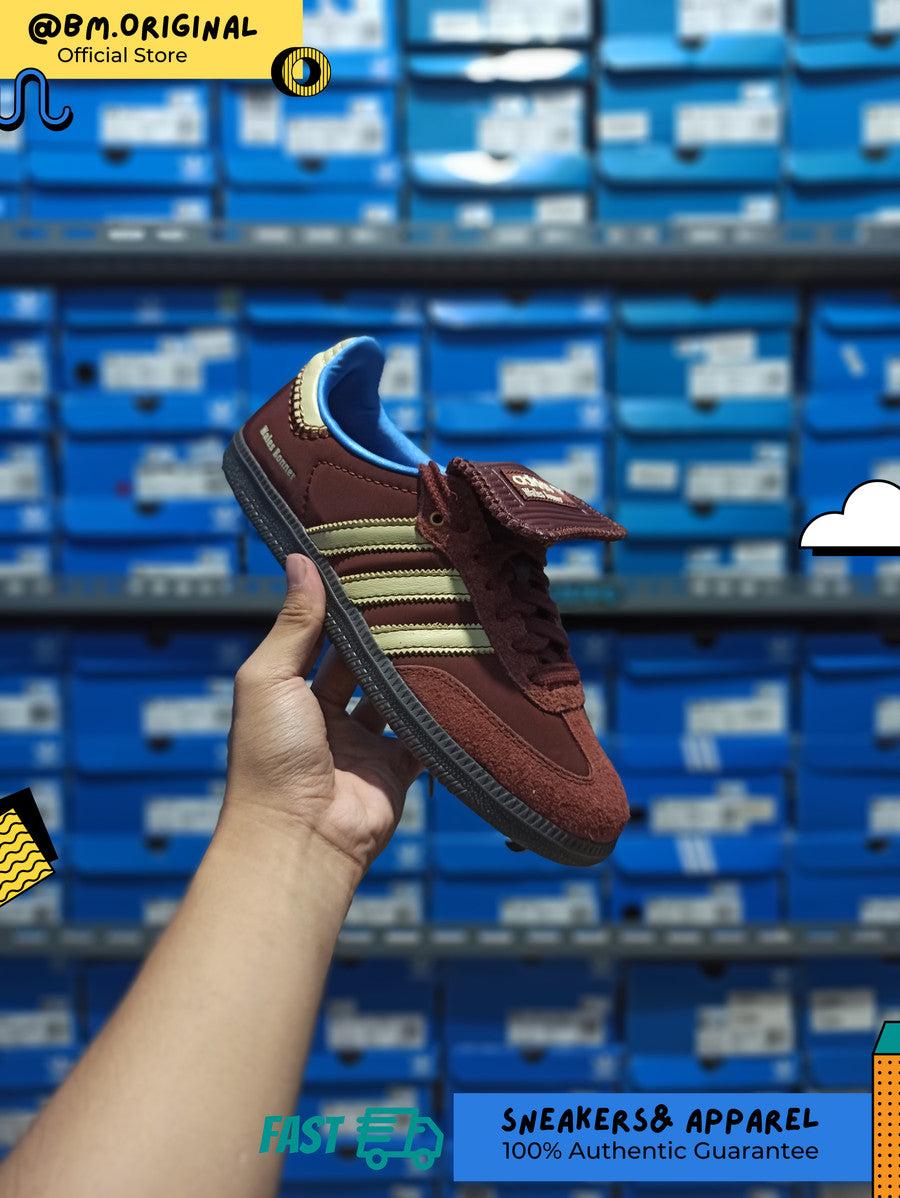 Adidas Wales Bonner Samba Nylon Fox Brown Sandy Beige Lucky IE0579