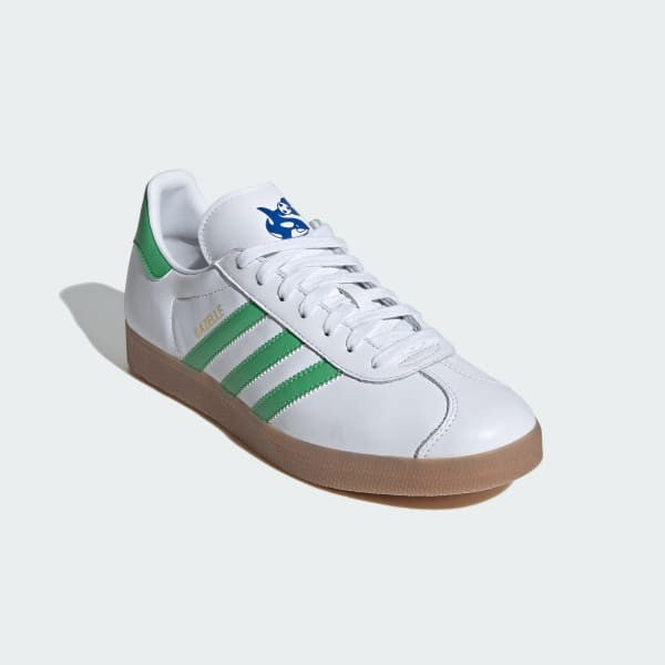 Adidas Gazelle x Seattle Souinders Cloud White Semi Solar Slime IG6434