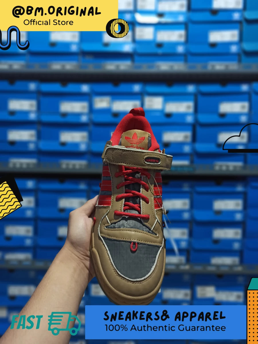 Adidas Forum 84 Camp Low Cardboard Scarlet Utility ORIGINAL GV6785