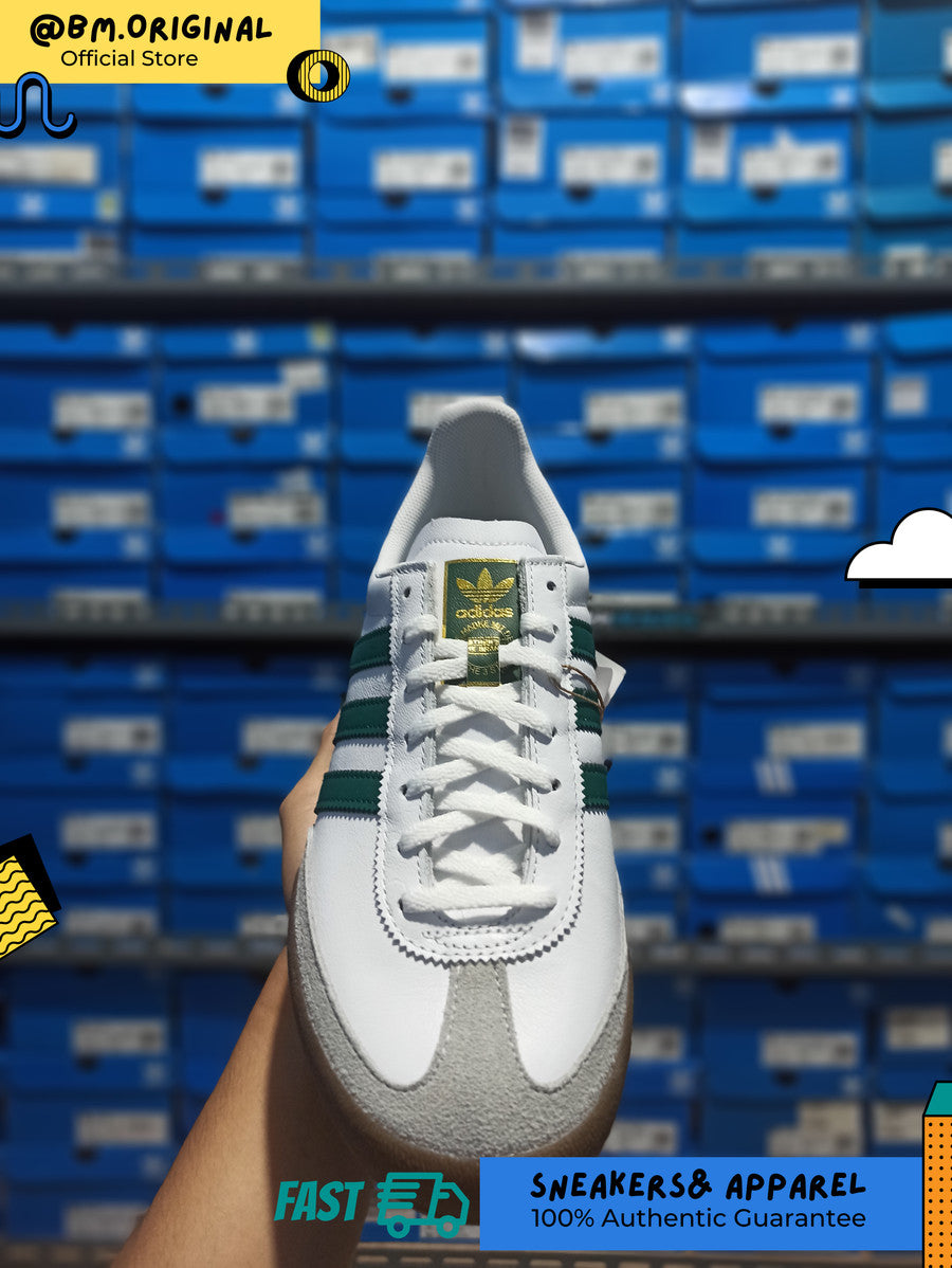 Adidas Jeans White College Green Gum GX4990
