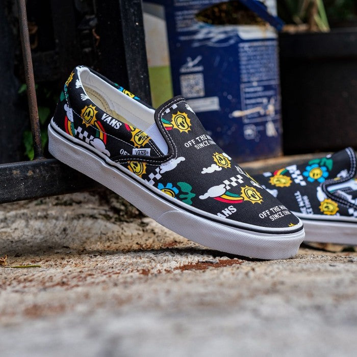 Vans Slip on Classic Better Day Black True White
