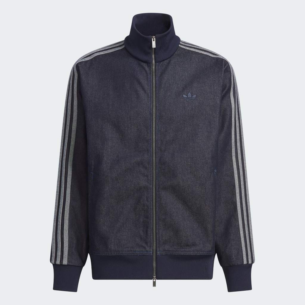 Adidas Denim Firebird Track Top Indigo Denim KS2229