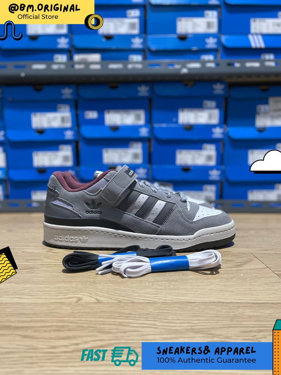 Adidas Forum 84 Home Alone Charcoal SOLID Grey White Grey Four ID4328